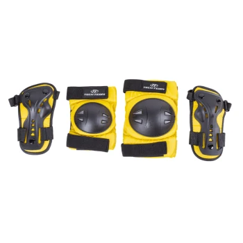 Набор защиты Tech Team Safety line 500, цвет жёлтый (размер M)